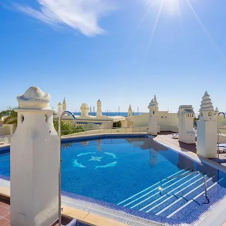 Appartamento Malaga Puerto De En La Primera Isla Con Piscina Y Parking 3 Vista Al Mar Y Yates Benalmádena